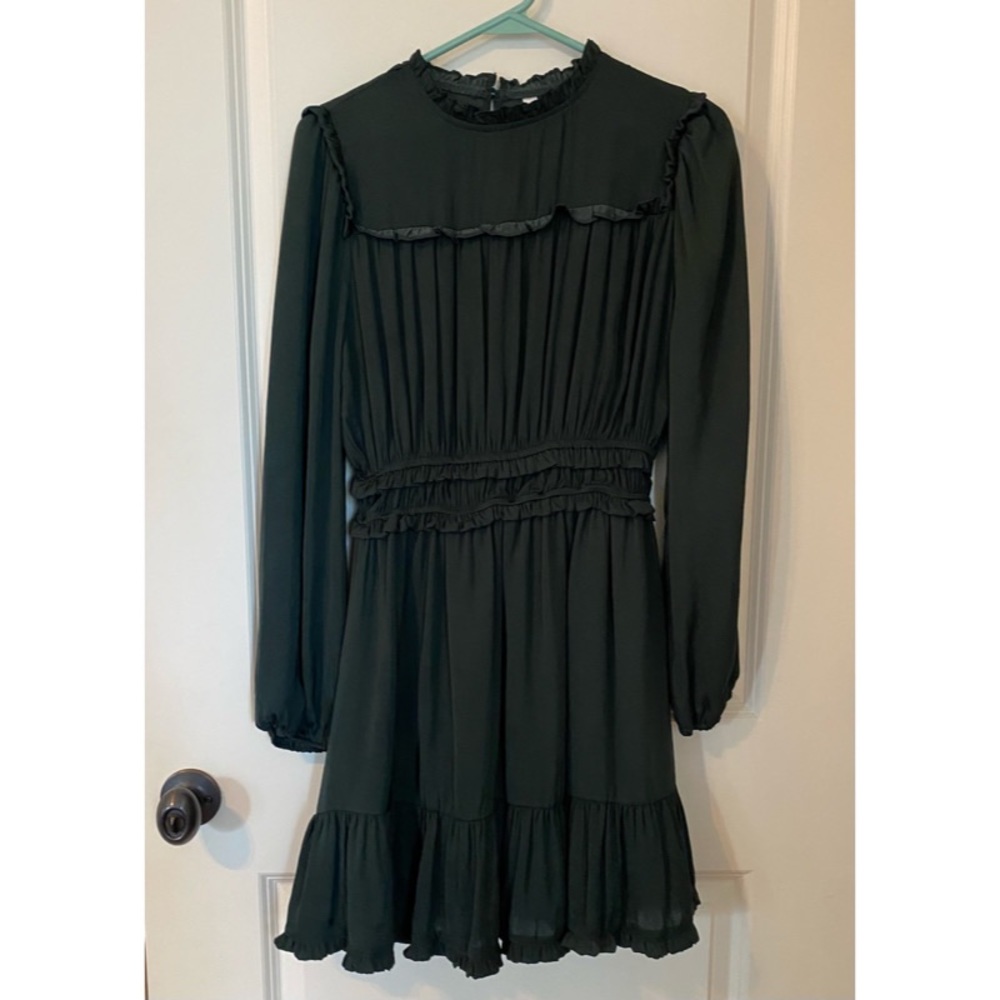 Emerald Green Midi Dress